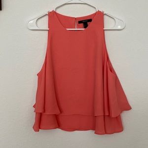 Coral Chiffon Tank